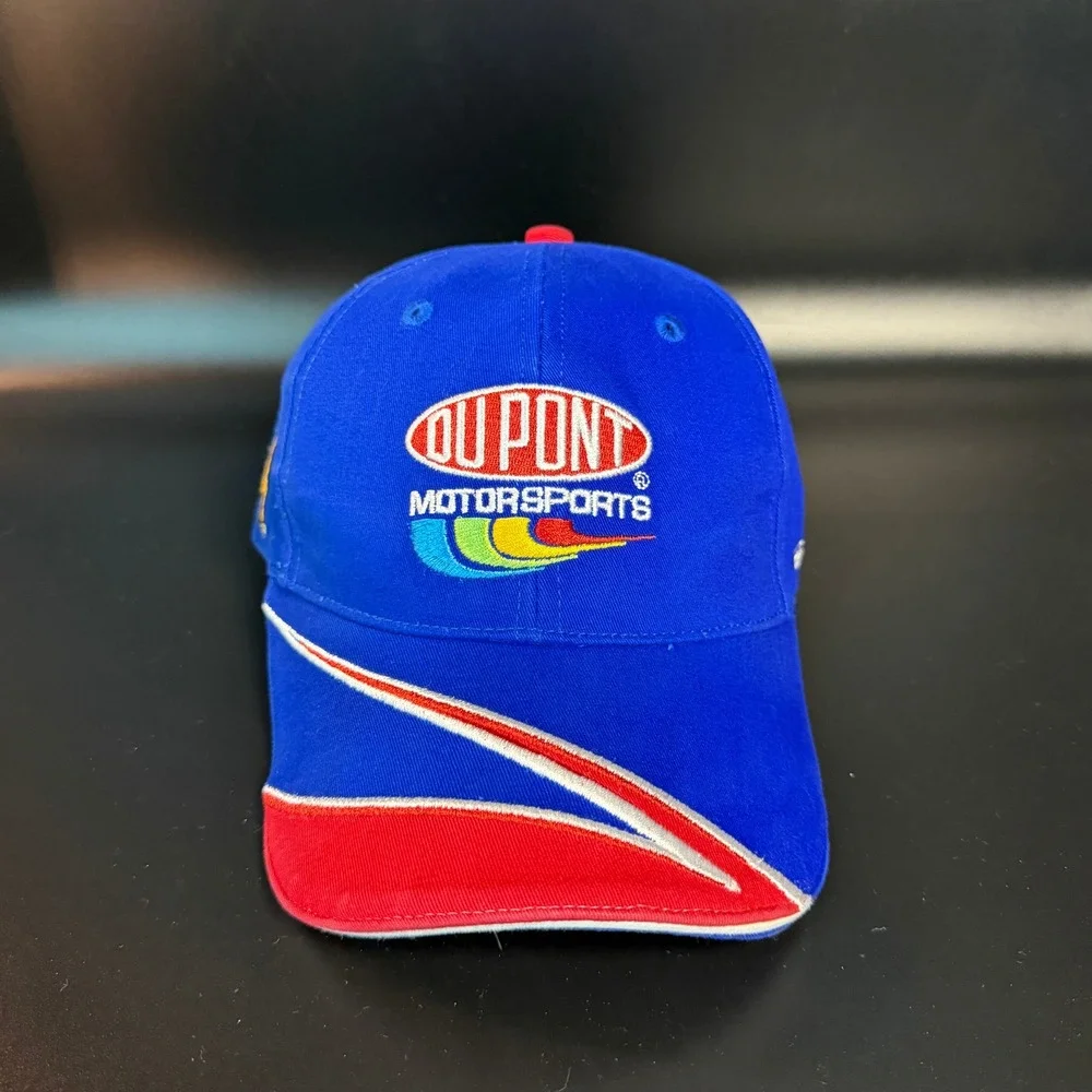 Winner's Circle Jeff Gordon DuPont Motorsports Blue Cotton NASCAR Hat Mens‎ OSFM